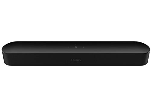 Sonos Beam - Barra de sonido inalámbrica e inteligente para TV de tamaño compacto con Amazon Alexa y Asistente de Google (Color Negro)