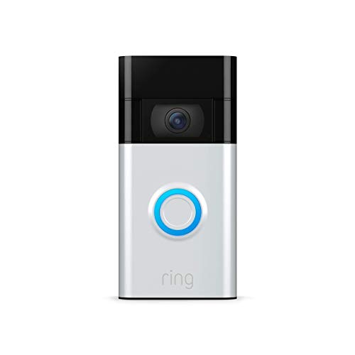 Ring Video Doorbell – video HD 1080p, detección de movimiento mejorada y fácil instalación – Níquel satinado (Edición 2020)
