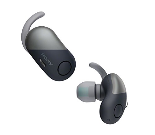 Sony WFSP700NB auricular para móvil Biauricular Gancho de oreja, Dentro de oído Negro Inalámbrico - Auriculares (Inalámbrico, Gancho de oreja, Dentro de oído, Biauricular, Intraaural, 20 - 20000 Hz, Negro)