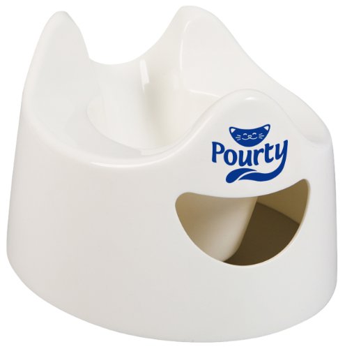 Pourty Easy-to-Pour Potty, White
