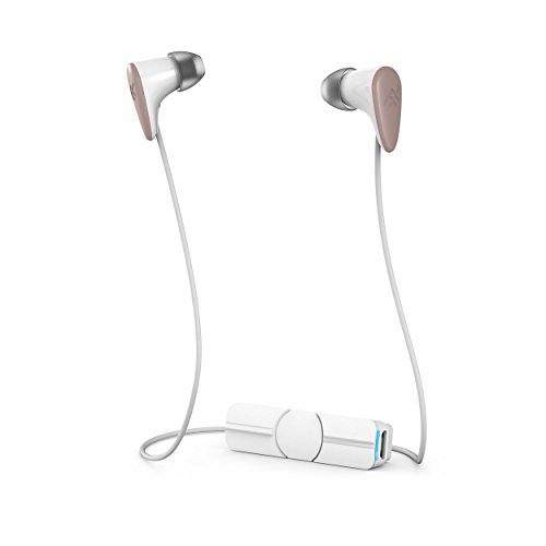 IFrogz Charisma - Auriculares Inalámbricos Bluetooth - Blanco con oro y rosa