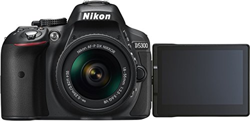 Nikon D5300 - Cámara réflex Digital con Lente AF-P DX NIKKOR 18-55 mm f/3.5-5.6G VR (Negro)