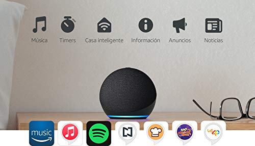 Nuevo Echo Dot (4ta Gen) - Bocina inteligente con Alexa - Negro