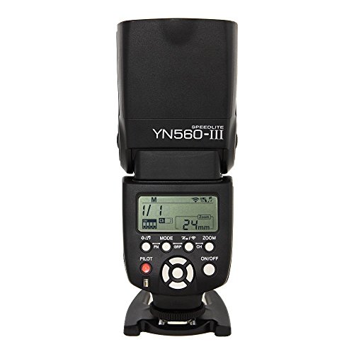 Yongnuo 1198321 YN560-III Wireless Flash Speedlite Support for Canon, Nikon, Pentax, Olympus