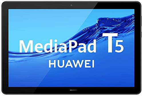 Huawei Tablet MediaPad T5 con visualización IPS FHD de 10,1 Pulgadas, Octa Core, Altavoces Dual Harman Kardon, WiFi Solamente, 2 GB + 16 GB, Color Negro
