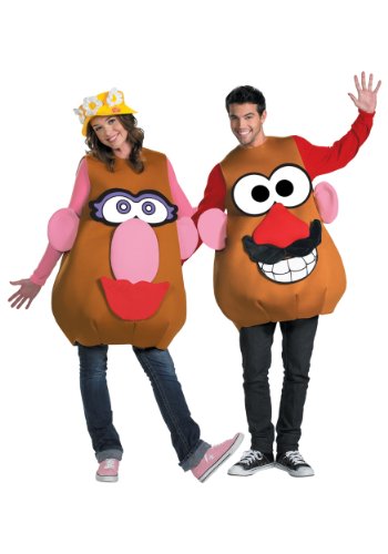 Disguise Mr./Mrs. Potato Head Deluxe Adult,Multi,XL (42-46) Costume