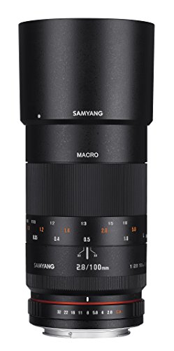 Samyang SY100M-N 100mm F2.8 ED UMC Full Frame Telephoto Macro Lens with Built-in AE Chip for Nikon Digital SLR Cameras