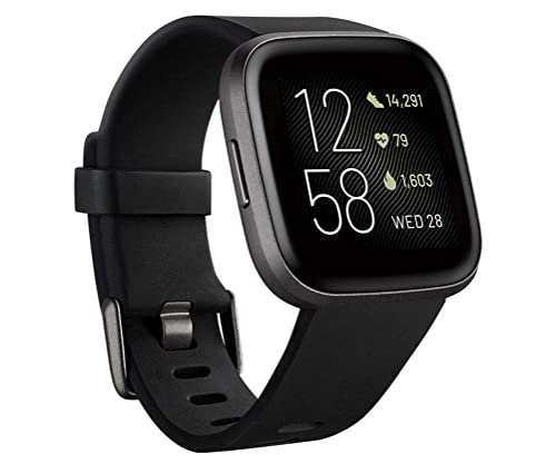 Fitbit Smartwatch Versa 2 con Fitbit Pay - Negro/Carbón