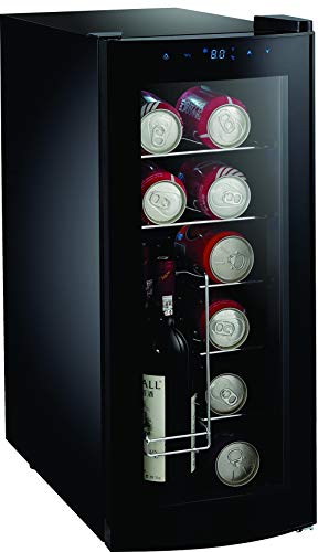 Frigidaire FRW1225 - Enfriador de vino, color negro