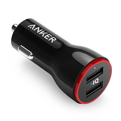 Anker Cargador auto Powerdrive 24W Ultra compacto, tecnologías PowerIQ y Voltage Boost, compatible con iPhone 8/7/6s /Plus, iPad Pro/Air 2/mini, Galaxy, LG, Nexus, y más