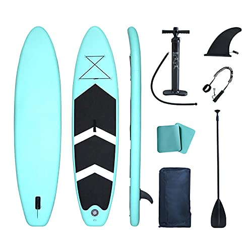 Yajun Sup Tabla Paddle Surf Hinchable Stand Up Remo Flotable Board Deportes Acuáticos Tabla de Remo con Aleta, Bomba de Aire, Correa de Pie 320 × 76 × 15cm