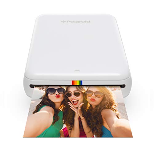 Polaroid ZIP Impresora de fotografías (Blanco) con tecnología de impresión Zink Zero Ink