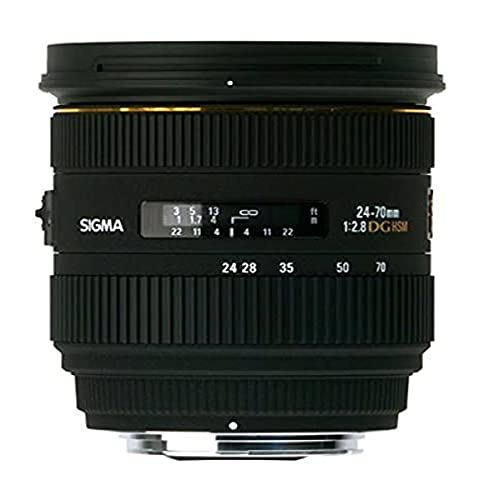 Sigma 24-70 mm f/2.8 IF EX DG HSM AF Lente de zoom estándar, Cámaras digitales SLR Sigma, Negro