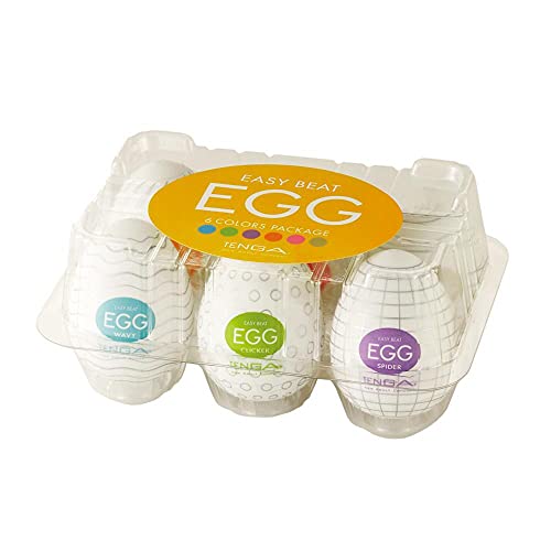 Tenga Easy Beat Egg Masturbator - Variety 6 Pack
