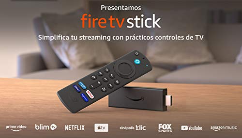 Fire TV Stick con control remoto por voz Alexa (incluye control de TV) | Dispositivo de streaming HD | edición 2021