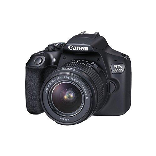 Canon EOS 1300D + 18-55 MK III Kit Cámara Digital/Lente, White