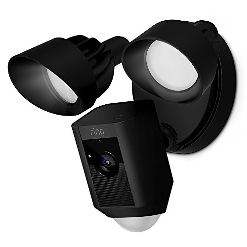 Ring cámara HD de seguridad con sensor de movimiento, luces de exteriores, audio y sirena de alarma