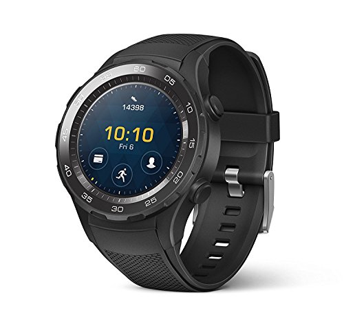Huawei, Reloj Pulsera Watch 2, Negro carbón; Android Wear 2.0 (Garantía de EE. UU.)