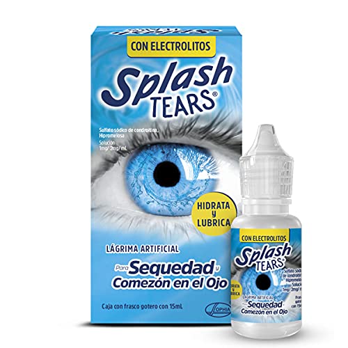 Splash Tears gotas 15 ml, Lágrima Artificial para la Sequedad y Comezón en el Ojo.