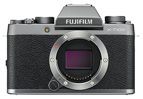 Fujifilm X-T100 Mirrorless Digital Camera - Dark Silver