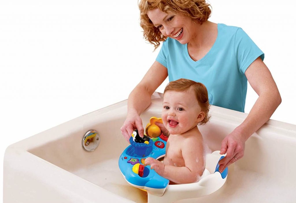 BebemundoRD - Esta bañera Ok Baby es apta para para colocar dentro de una  bañera para adulto para poder bañar al bebe de forma cómoda. Cuenta con un  asiento ergonómico de goma