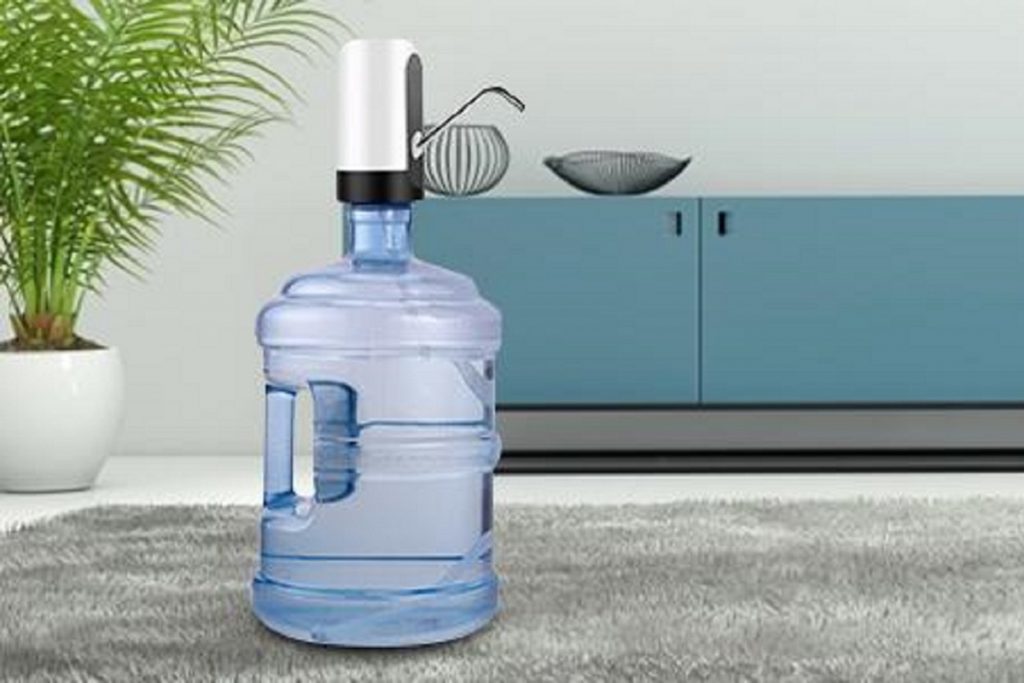TECHVIDA Dispensador de Agua Automático Botella Recargable Agua Potable Bomba de Agua Potable